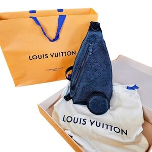 Louis Vuitton Black Monogram Sling Bag